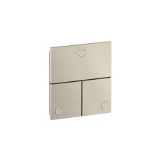 Перемикач AXOR ShowerSelect ID Square на 3 функції, Brushed Nickel (36780820)