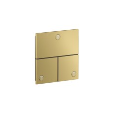 Перемикач AXOR ShowerSelect ID Square на 3 функції, Polished Gold Optic (36780990)