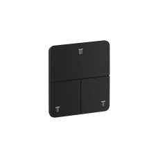 Перемикач AXOR ShowerSelect ID Softsquare на 3 функції, Matt Black (36781670)