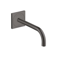 Змішувач AXOR Uno 225 для умивальника зі стіни електронний 230V, Brushed Black Chrome 38120340