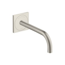 Змішувач AXOR Uno 225 для умивальника зі стіни електронний 230V, Stainless Steel Optic 38120800