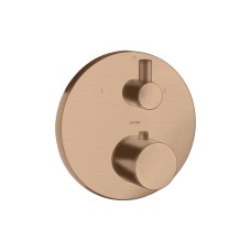 Термостат для 2-х споживачів Axor Uno, Brushed Red Gold 38720310