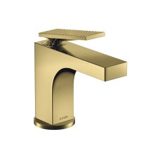 Змішувач Axor Citterio 90 Lever rhombic cut для умивальника pop-up, Polished Gold Optic 39001990