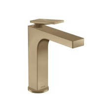 Змішувач Axor Citterio 160 Lever rhombic cut для умивальника pop-up Brushed Bronze 39071140