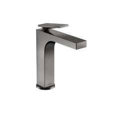 Змішувач Axor Citterio 160 Lever rhombic cut для умивальника з донним клапаном, Polished Black Chrome 39081330