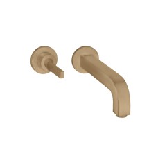 Змішувач Axor Citterio 220 Pin для умивальника зі стіни Brushed Bronze 39116140