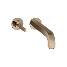 Змішувач зі стіни Axor Citterio 220 Pin для умивальника, Polished Red Gold 39116300