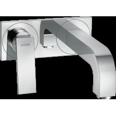 Змішувач Axor Citterio 220 Lever для умивальника зі стіни на пластині, Chrome 39119000
