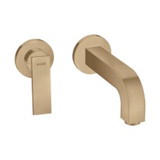 Змішувач зі стіни Axor Citterio 220 Lever для умивальника, Brushed Brass 39121950