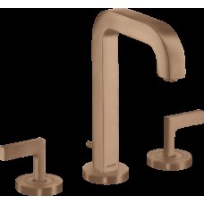 Змішувач Axor Citterio 170/140 для умивальника на 3 отвори Brushed Red Gold 39135310