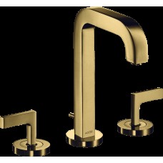 Змішувач Axor Citterio 170/140 для умивальника на 3 отвори Polished Gold optic 39135990