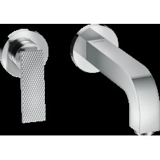 Змішувач Axor Citterio 220 Lever rhombic cut для умивальника зі стіни, Chrome 39181000