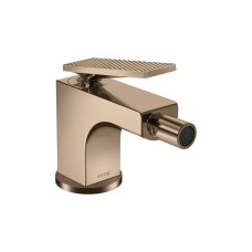 Змішувач Axor Citterio Lever rhombic cut для біде pup-up, Polished Red Gold 39201300