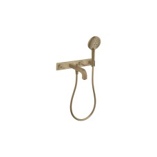 Змішувач Axor Citterio 222 Lever для ванни врізний зі стіни на 3 отвори, Brushed Bronze 39442140