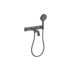 Змішувач Axor Citterio 222 Lever для ванни врізний зі стіни на 3 отвори, Brushed Black Chrome 39442340