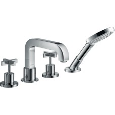 Змішувач Axor Citterio Cross на край ванни на 4 отвори, Chrome (39445000)