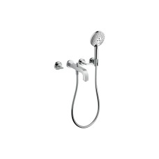 Змішувач Axor Citterio 222 Lever для ванни врізний зі стіни на 3 отвори, Chrome 39448000
