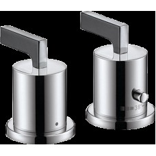 Змішувач Axor Citterio Lever термостатичний на край ванни на 2 отвори, Chrome (39482000)