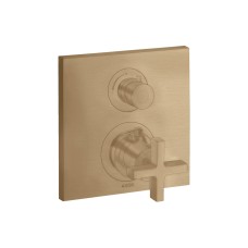 Термостат на 1 споживач Axor Citterio-Cross прихований монтаж, Brushed Bronze 39705140