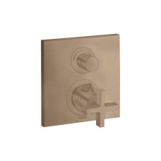 Термостат на 2 споживачі Axor Citterio-Cross прихований монтаж, Brushed Red Gold 39725310