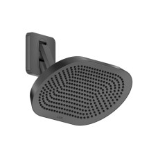 Верхній душ Axor ShowerSphere 370х220 2jet EcoSmart з регульованим кронштейном, Brushed Black Chrome (39746340)