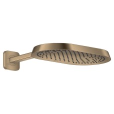 Верхній душ Axor ShowerSphere 370х220 1jet EcoSmart з кронштейном, Brushed Bronze (39749140)