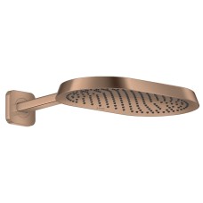 Верхній душ Axor ShowerSphere 370х220 1jet EcoSmart з кронштейном, Brushed Red Gold (39749310)