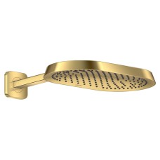 Верхній душ Axor ShowerSphere 370х220 1jet EcoSmart з кронштейном, Polished Gold Optic (39749990)