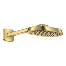 Верхній душ Axor ShowerSphere 250х160 1jet EcoSmart з кронштейном, Polished Gold Optic (39755990)