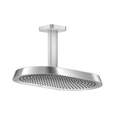 Верхній душ Axor ShowerSphere 370х220 2jet EcoSmart зі стельовим кронштейном, Chrome (39758000)