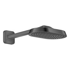 Верхній душ Axor ShowerSphere 250х160 1jet EcoSmart+ з кронштейном, Brushed Black Chrome (39770340)