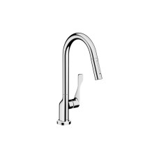 Змішувач Axor Citterio 250 2jet для кухні з витяжним виливом (39835000), Chrome
