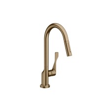 Змішувач Axor Citterio 250 2jet для кухні з витяжним виливом (39835140), Brushed Bronze