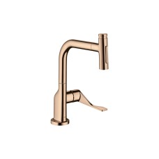 Змішувач Axor Citterio Select 230 2jet для кухні з витяжним виливом Sbox, Polished Red Gold (39862300)