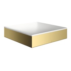 Умивальник Axor Suite 400x400 мм, Polished Gold Optic 42003990