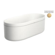 Ванна Axor Suite 1900x850 мм в комплекті із сифоном Brushed Gold Optic 42005250