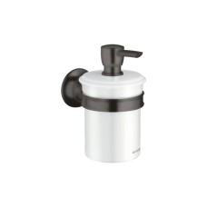 Дозатор рідкого мила настінний Axor Montreux, Brushed Black Chrome 42019340