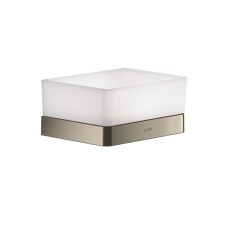 Поличка скляна для душу Axor Universal 150х70 мм, Brushed Nickel 42802820