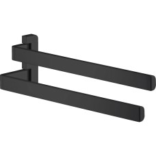 Рушникотримач AXOR Universal 409 мм настінний подвійний Matt Black 42821670