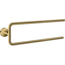 Рушникотримач 49 см поворотний подвійний Axor Universal Circular, Polished Gold Optic (42822990)