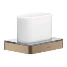 Стакан настінний Axor Universal, Brushed Red Gold 42834310