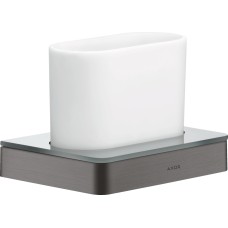 Стакан настінний Axor Universal, Brushed Black Chrome 42834340