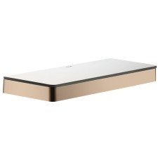 Поличка скляна Axor Universal 300 мм, Polished Red Gold 42838300