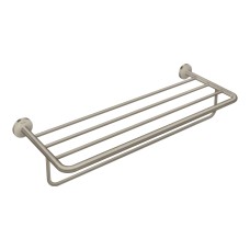 Поличка для рушників із тримачем 65.5/60.0 x 25.0 см Axor Universal Circular, Brushed Nickel (42843820)