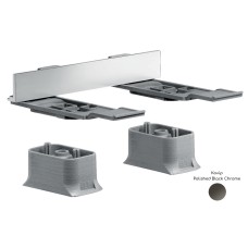 Комплект адаптерів для монтажу Axor Universal, Polished Black Chrome 42870330