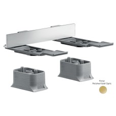 Комплект адаптерів для монтажу Axor Universal, Polished Gold Optic (42870990)