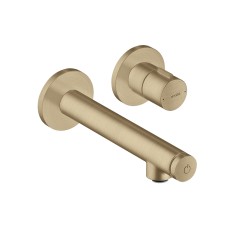 Змішувач Axor Uno Select для умивальника зі стіни, вилив 165 мм, Brushed Bronze 45112140