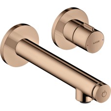 Змішувач Axor Uno Select для умивальника зі стіни, вилив 165 мм, Polished Red Gold 45112300