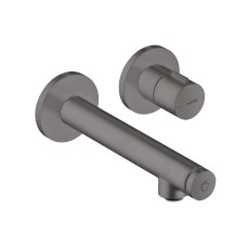Змішувач Axor Uno Select для умивальника зі стіни, вилив 165 мм, Brushed Black Chrome 45112340