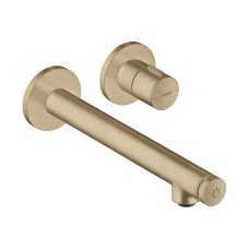 Змішувач Axor Uno Select для умивальника зі стіни: вилив 220 мм Brushed Bronze 45113140